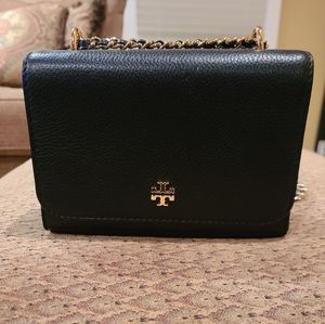 Authentic Tory Burch small black handbag
